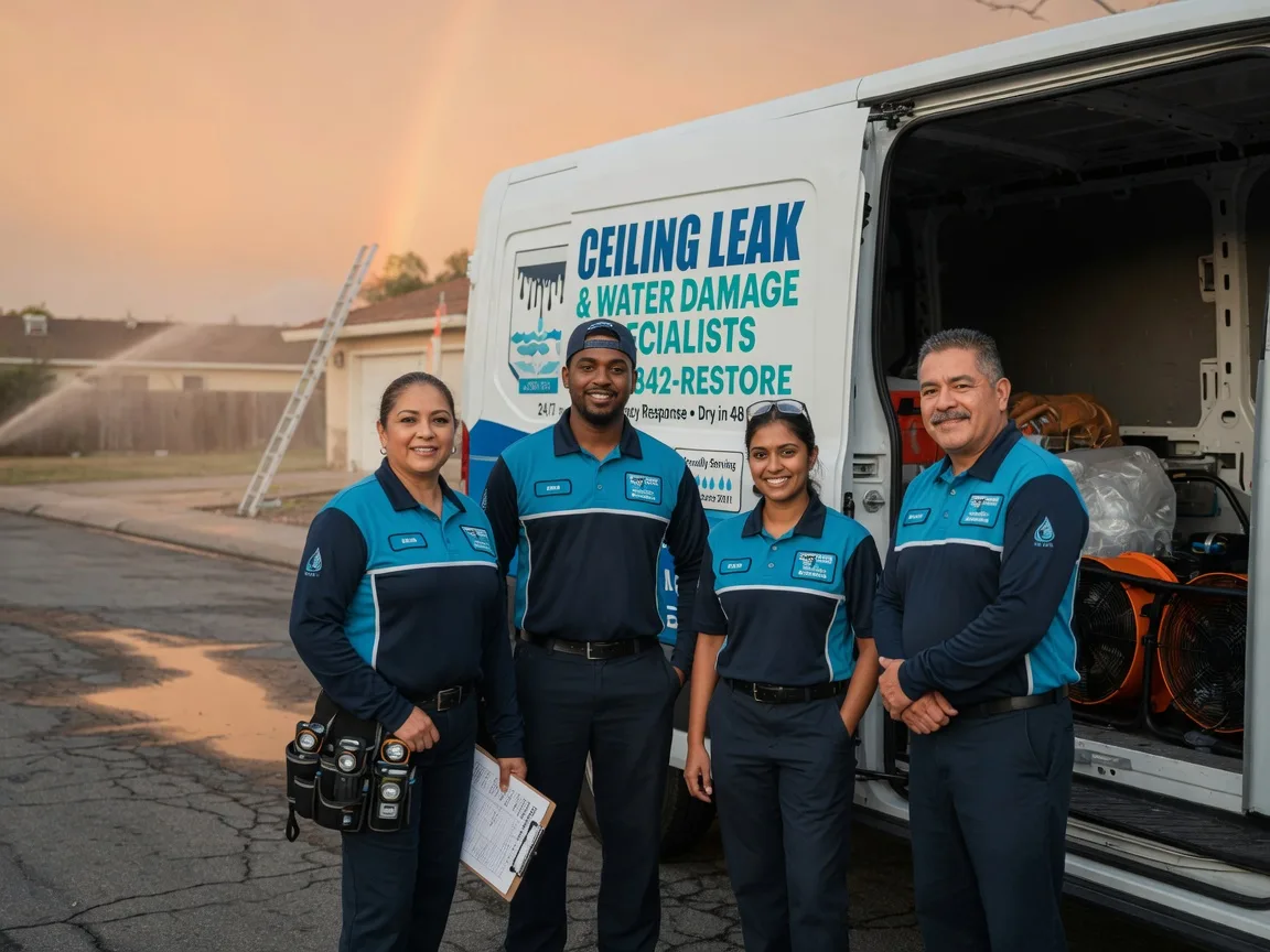 Ceiling Leak Cleanup company in Leeds, ME