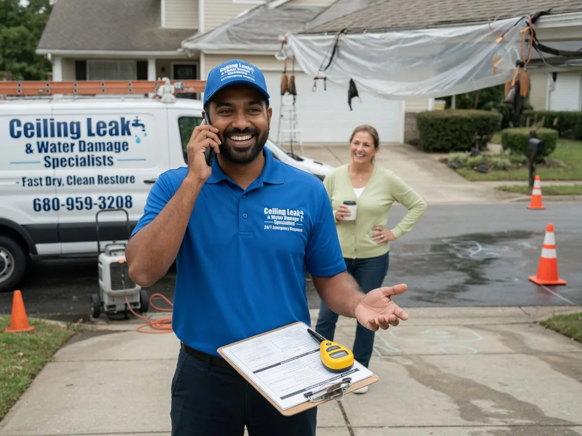 Ceiling Leak Cleanup Leeds, ME FAQs